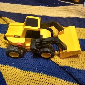 Yellow and Black Toy Bulldozer